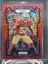 PATRICK WILLIS 2023 PANINI PRIZM RED SPARKLE SP #269 49ERS FOOTBALL Q5384