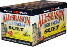 Heath Outdoor Products Birds DD4-10 All Season High Energy Suet Cake, Case of 10