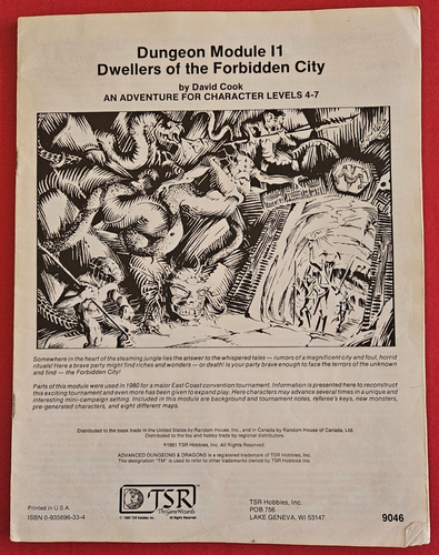 Lot of 3 AD&D Modules - I1~3 - Dwellers in the Forbidden City - Plus 2 more! - Picture 5 of 24