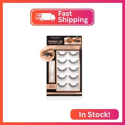 Profusion Cosmetics Iconic 3D Faux Mink False Lashes - Natural to Dramatic Style