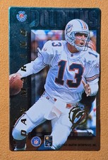 1996 Chris Martin Pro Mags Dan Marino #19 Rectangular Magnet Miami Dolphins MT+