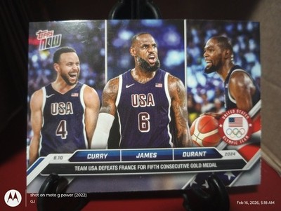 2024 Topps Now USA Summer Olympics Pick Your Player/Sport/Moment Free Shipping