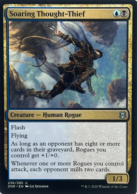 Soaring Thought-Thief Zendikar Rising Near Mint MTG Magic DNA GAMES