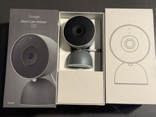 Google Nest Cam Indoor Camera - 3rd Gen - Wired Security Camera Hazel - Used