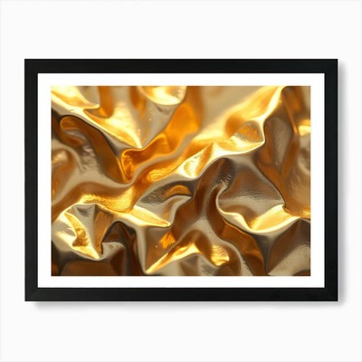 Gerahmtes Wandbild Poster Leinwanddruck Bild Gold Textur Stock Videos & Royalty