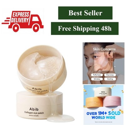 Abib Vegan Collagen Eye Patches for Wrinkles & Fine Lines, 60 Count