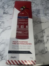 Multi Purpose Powder Fire Extinguisher Ready to Use in Seconds 1kg ABC Fire E...