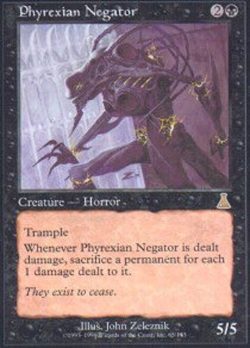 1x Phyrexian Negator Moderate Play MTG Magic - Kid Icarus -