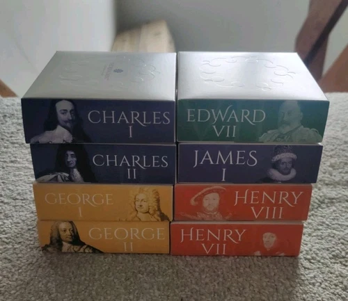 Royal Mint British Monarchs UK £2 1oz Silver Proof Full Set Charles George Henry