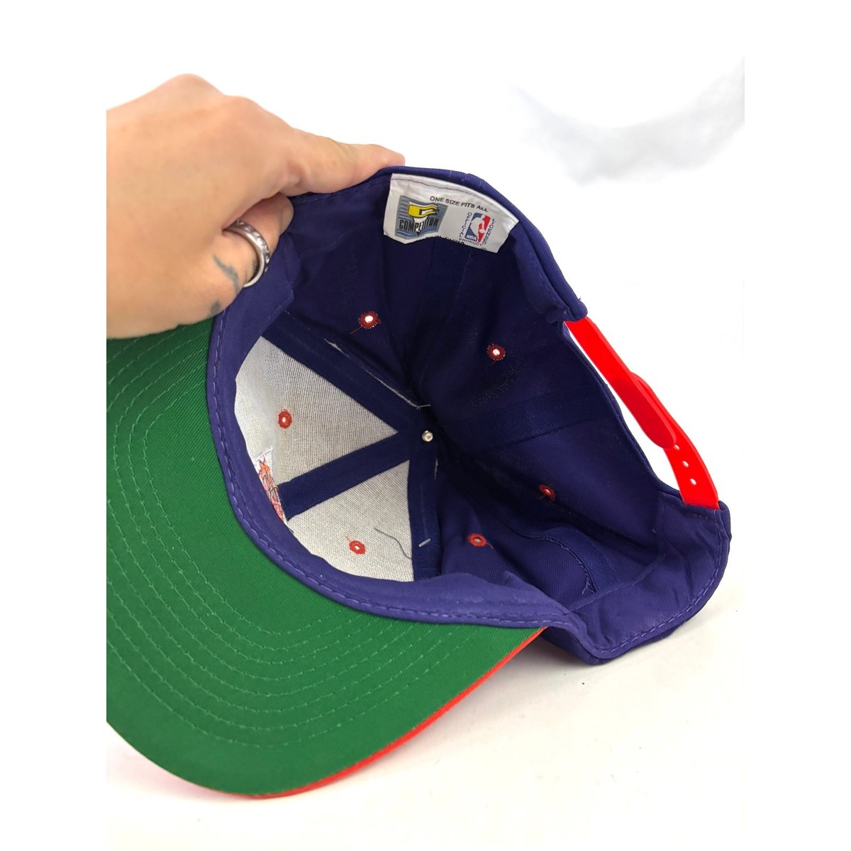 Vintage‎ Phoenix Suns Logo Snapback Hat 1990s Deadstock Nba Basketball il_fullxfull.7632407431_gxjr.jpg main image 3