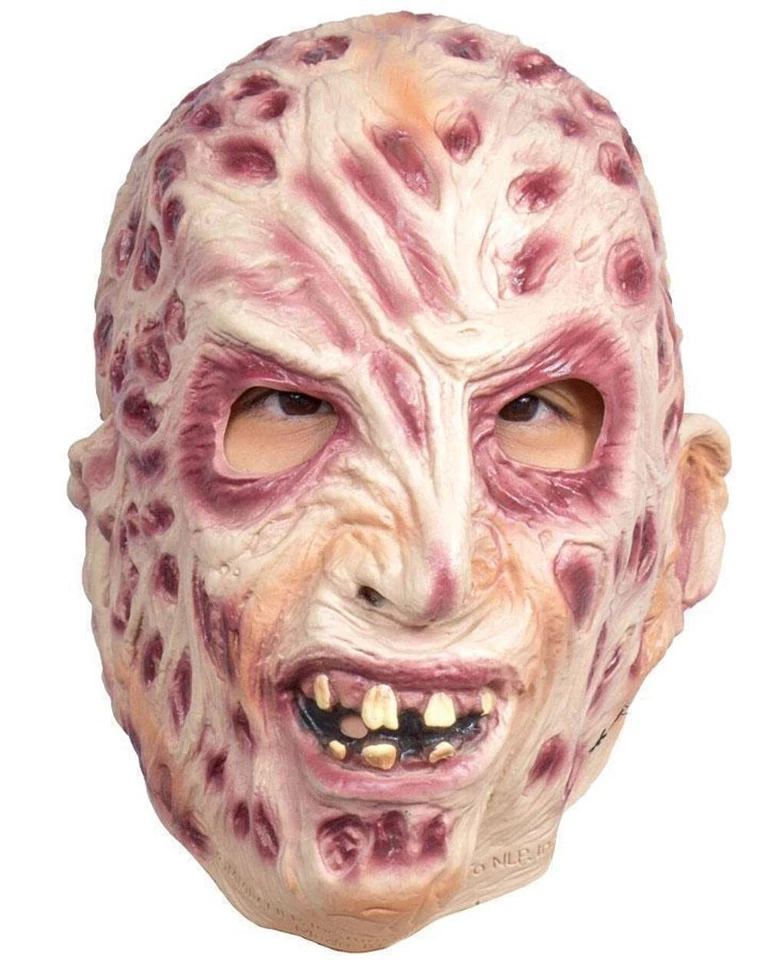 Freddy Krueger Mask Costume Nightmare on Elm Street Rubie's Cosplay 80s - Image 4 of 4