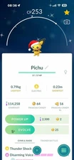 Pokemon Shiny Pichu With Santa Hat - Tr'ade 20k or P.T.C (Pls read description)