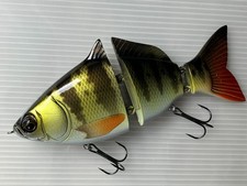 Kurouto Lures "BUNARA" 3-Joint Slow Floating Swimbait Yellow Perch 15cm Handmade