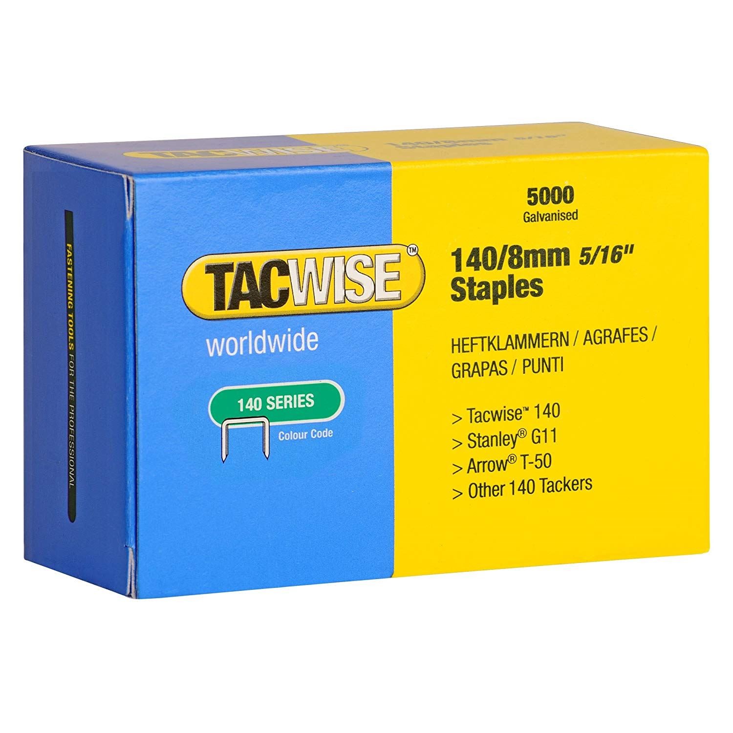 Tacwise 140 Galvanised Staples 8mm (Pack 5000) TAC0341 - Image 13