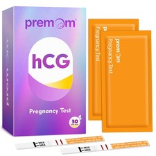 Premom 30 Pack Pregnancy Test Strips, Early 30 Count Pack of 1 , 30