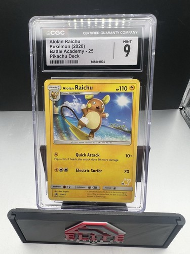 Alolan Raichu graded CGC 9 for sale on eBay
