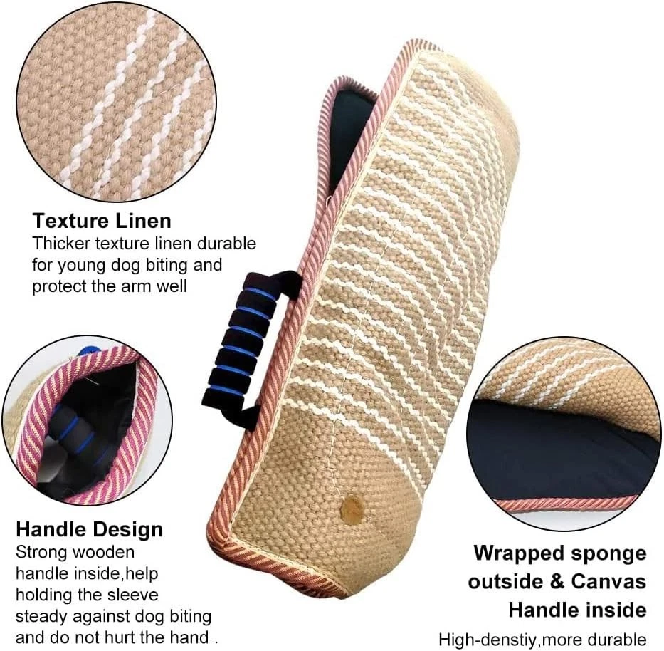 Juego de entrenamiento para mordeduras de perro MelkTemn profesional brazo con manga para mordeduras de perro con látigo Foto 2 de 4