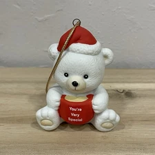 Russ Berrie & Co MERRY CHRISTMAS Teddy Bear Ornament