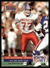 1992 Pro Set Karl Mecklenburg Denver Broncos #389