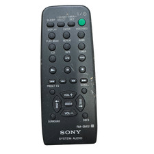 Sony RM-SMG1 System Audio Remote Control for Stereo Hifi CD Tape Tuner