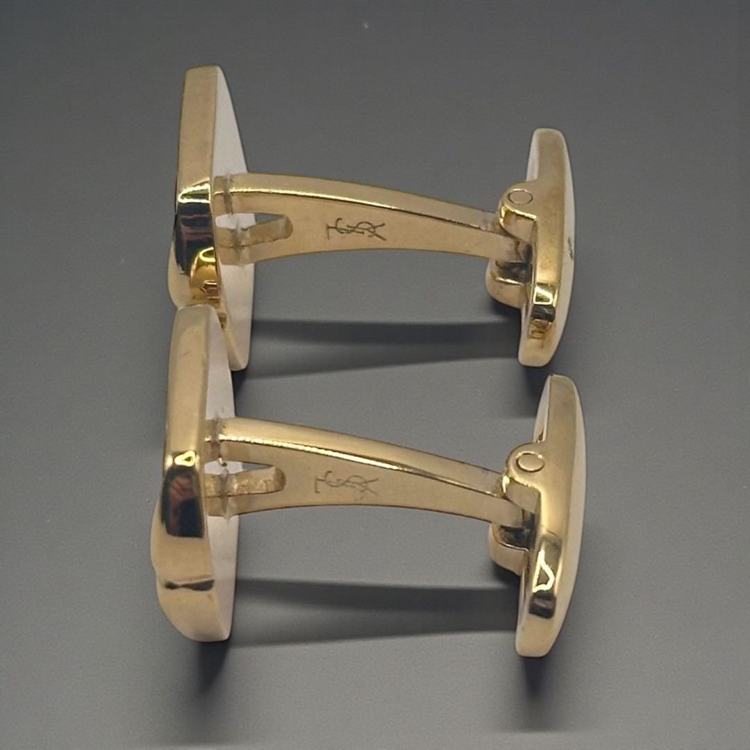Yves Saint Laurent Tie Pin Cufflink Set Excellent Condition thumbnail 9