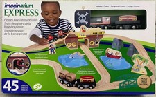 Imaginarium Express Pirates Bay Treasure Train Wood 45 pc Thomas Brio Compatible