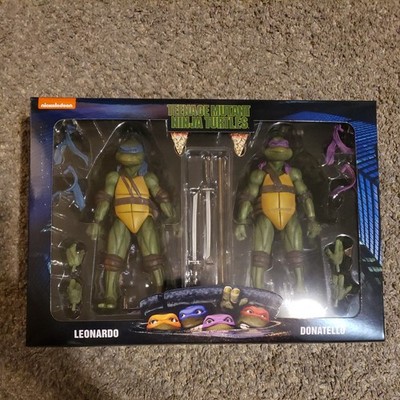 NECA TMNT Walmart 2pack Leonardo Donatello Raphael Michelangelo Figures