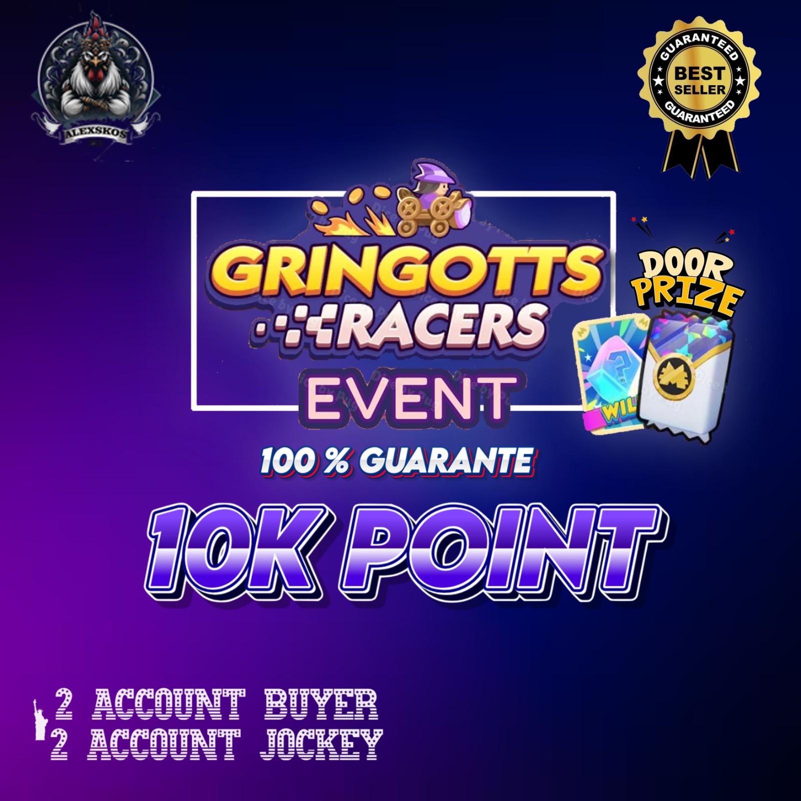 🚀 TYCOON RACERS 🚀 Gringotts Racers ⚡Monopoly Go Race