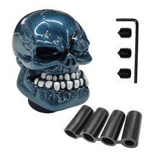 Skull Car Gear Shift Knob Resin Automotive Transmissions Shifting Lever Blue Skull Car Gear Shift Knob Resin Automotive Transmissions Shifting Lever Blue