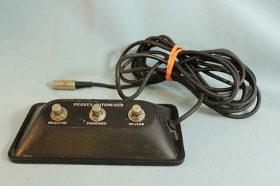 #ad #ad Vintage Peavey Automixer 3 Button Footswitch 6 pin Good Condition $60.00