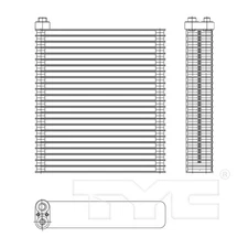 TYC 97196 A/C Evaporator Core For 08-15 Nissan Rogue