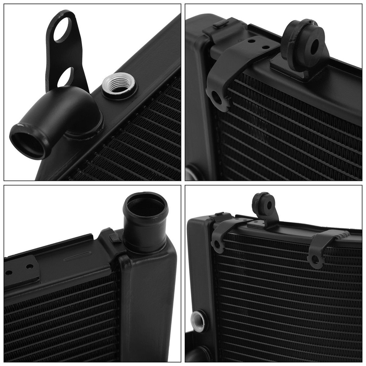XMT-MOTO Aluminum Engine Radiator For Honda CBR600 F3 1995-1998 - Direct Bolt-On Replacement