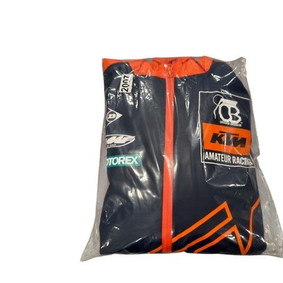 Red Bull KTM Racing Team Jacket Men Small Blue Orange Amateur