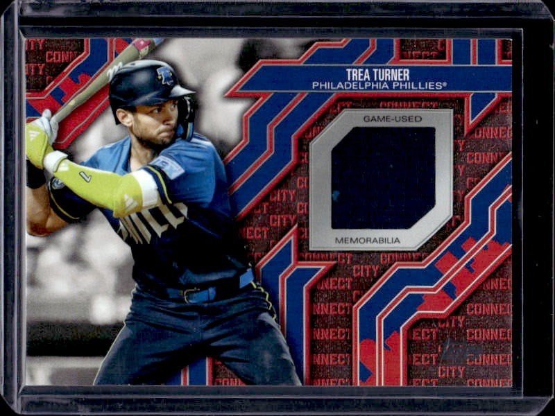2025 Topps #CC2-TT Trea Turner City Connect Swatch Relics (Series Two)