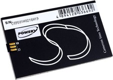 Akku für Sonos Controller CR200 3,7V 1850mAh/6,9Wh Li-Ion Schwarz