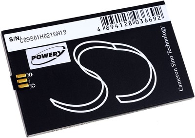 Akku für Sonos Controller CR200 3,7V 1850mAh/6,9Wh Li-Ion Schwarz
