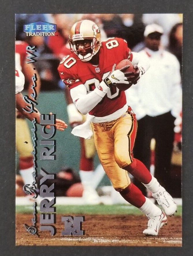 Jerry Rice 1999 Fleer Tradition Football Card #151 (NM)