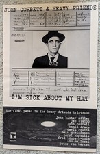 JOHN CORBETT & HEAVY FRIENDS I'm Sick About My Hat PROMO POSTER 1999 Free Jazz
