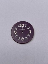CORUM BUBBLE DAMEN ZIFFERBLATT 25MM DURCHMESSER DIAL F&Uuml;R QUARZ SCHWARZ