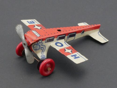 High & Beckmann Tin Airplane Pennytoy Rare! Near Mint! 1702-22-92 - Picture 4 of 6