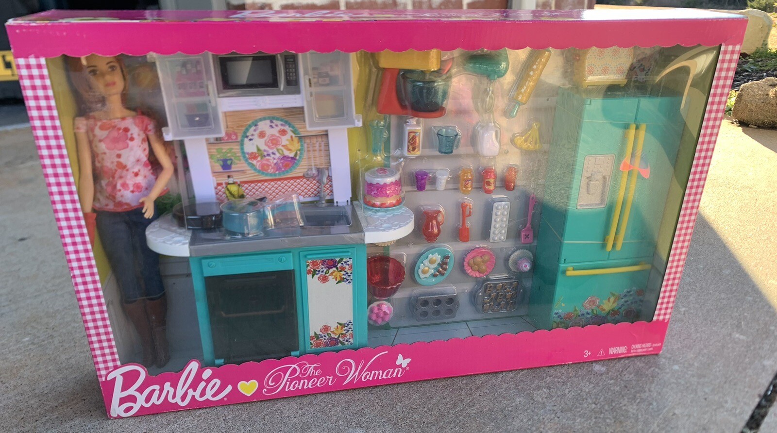 Barbie Rae Drummond The Pioneer Woman New Kitchen Playset Doll Toy GBG53 2018