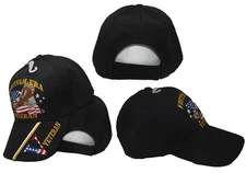 Vietnam Era Veteran Vet "V" War Embroidered Baseball Cap Hat