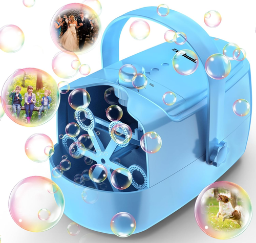 Bubble Machine Durable Automatic Bubble Blower, 18000+ Big Bubbles per Minute Bu