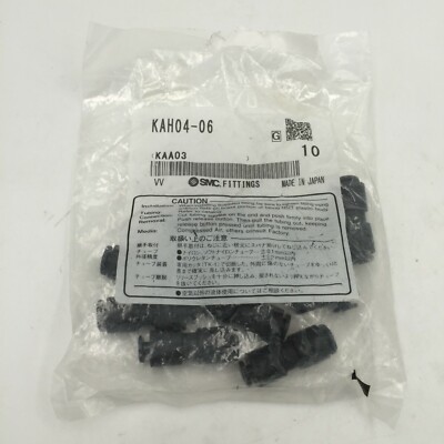 10 pcs  SMC   KAH04-06  quick connector #A6-40