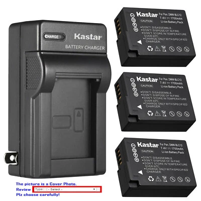 Kastar Battery Wall Charger for Panasonic DMW-BLC12 & Panasonic Lumix DMC-FZ200