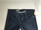 Adriano Goldschmied The Stevie Ankle Slim Straight Polka Dot Blue Jeans, Sz 27R — photo 2