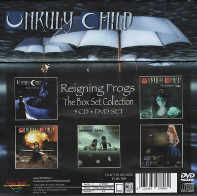 Unruly Child – Reigning Frogs – The Box Set 5 CD + DVD 1000 WW 3