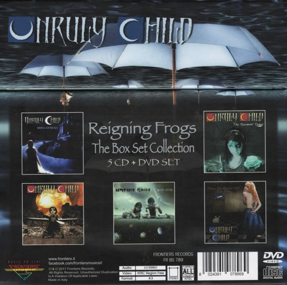 Unruly Child – Reigning Frogs – The Box Set 5 CD + DVD 1000 WW 3 Bonustrack NEU - Bild 3 von 4