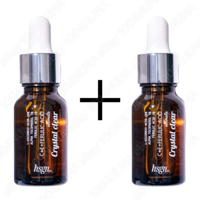 HSGN 20% Pure Vitamin C E Ferulic Acid Ultimate Serum 15m x2 Dark Spot Remover