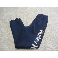 hurley-navy-sweatpants-youth-xl-silky-fabric-excellent-condition